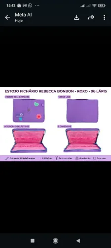 Estojo Rebecca bonbon