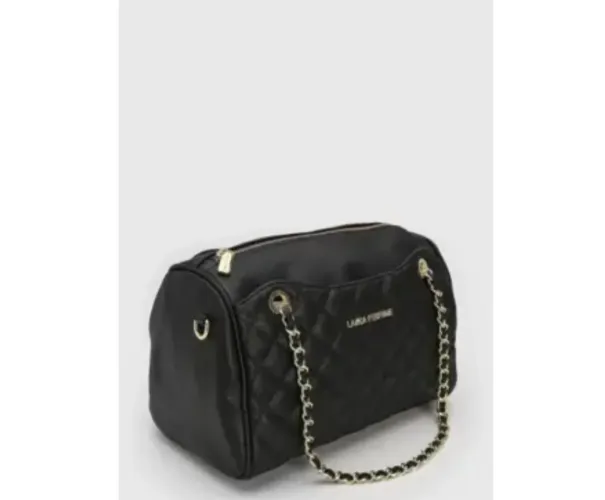 Bolsa Lança Perfume Matelassê Preta