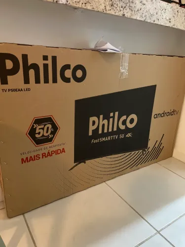 TV Philco 50? 4K Android TV - Nova na Caixa com Nota Fiscal