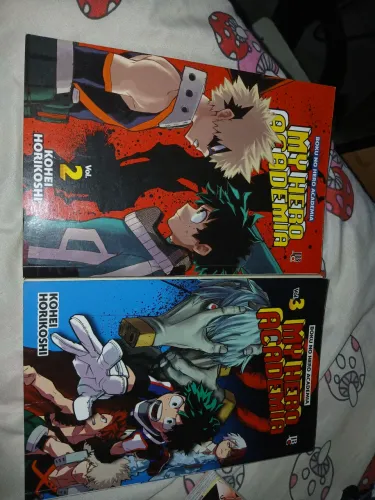 Mangas Boku no hero academia volume 2 e 3