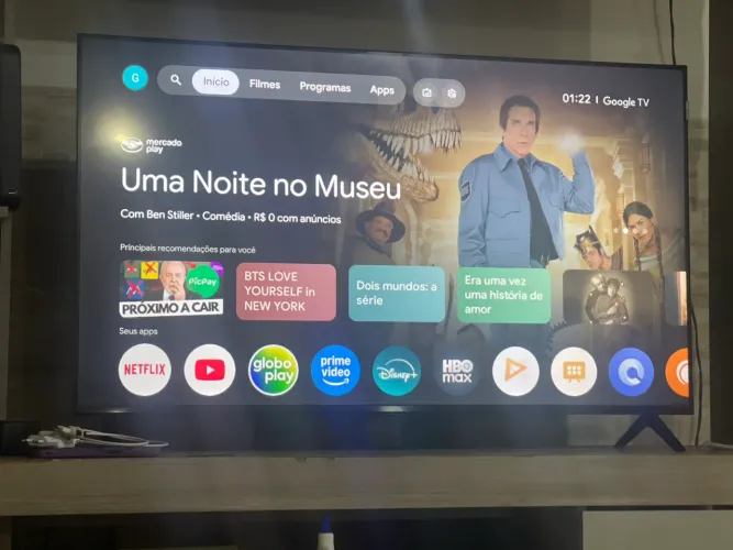 Tv Android TCL 43 polegadas pouco usada 