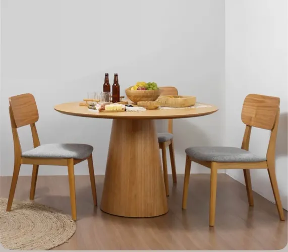 Mesa de jantar redonda 90cm