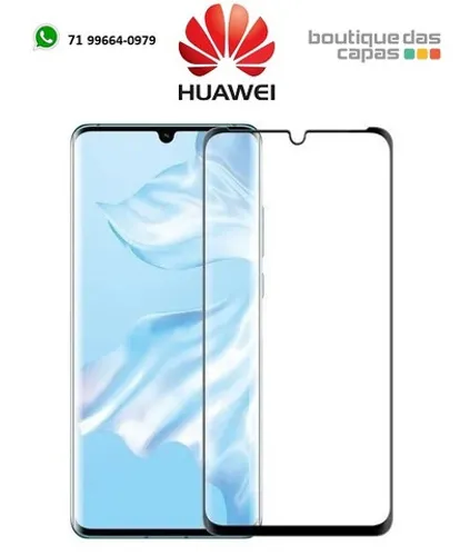 Pelicula De Vidro 3d Huawei P30 e p30 lite Adere 100% cobre toda tela