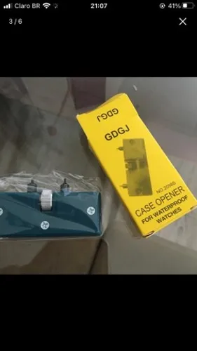 Case para abrir relógio