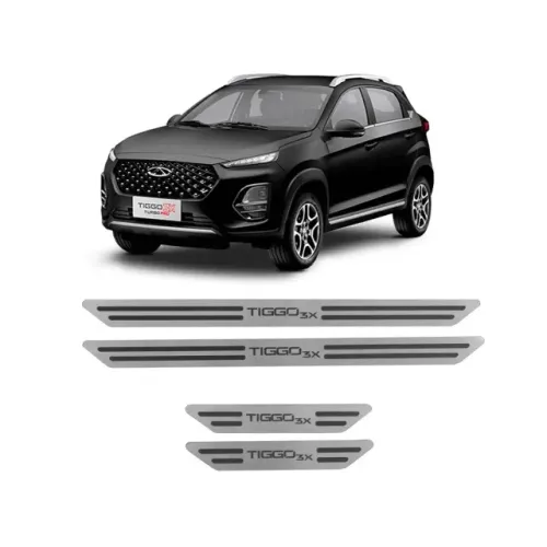 Soleira Inox Sport Chery Tiggo 3X - Reta - GP3634