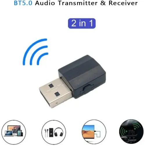 Bluetooth Transmissor Receptor Bt-600 2em1