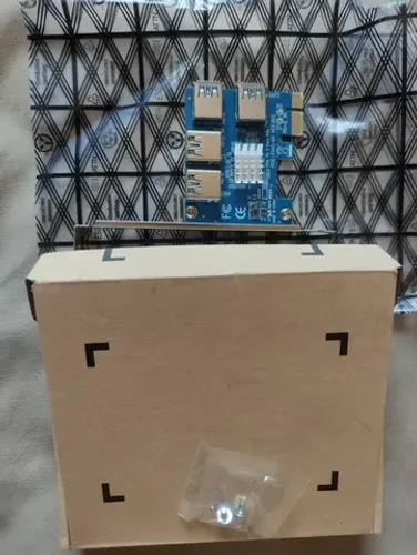 Placa PCI 4x USB 3.0 para mineração e afins