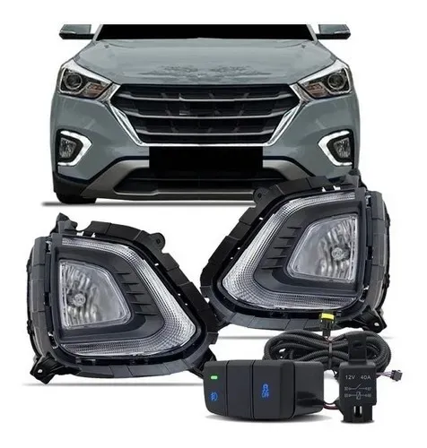 Kit Drl Daylight Farol De Milha Creta 2020 2021