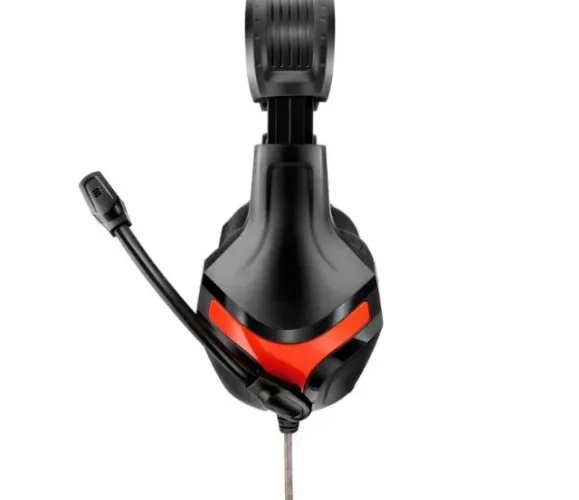Headset Multilaser Warrior Gamer PH101 - Preto/Vermelho  Novo Lacrado