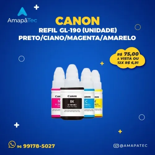 Refil de tinta Canon GL-190