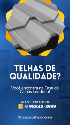 Promoção de Telhas em Londrina