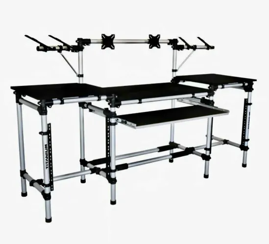 Rack Titanium Profissional Estúdio Teclado DJs Perfeito Completo 