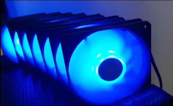Kit 7 Ventoinha Cooler Master Azul