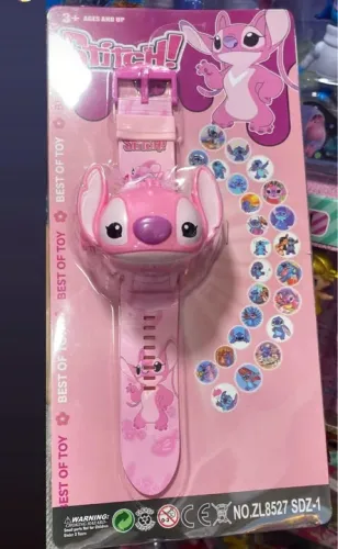Relógio Infantil Stitch - Novo