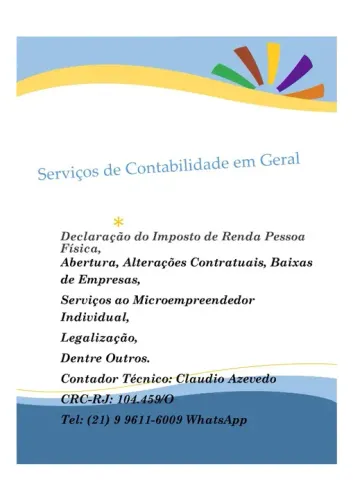 SERVIÇOS DE CONTABILIDADE EM GERAL