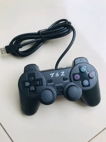 Controle Game Joystick Dualshock Pc Computador Usb (Garantia)
