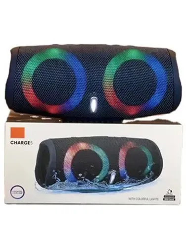 Caixa de Som Bluetooth Charge 5 Com Led RGB Nova 