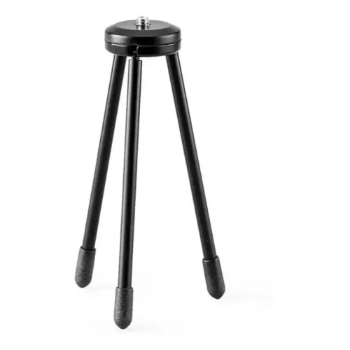 Mini Tripé de Mesa em Metal de 12 cm para câmera 