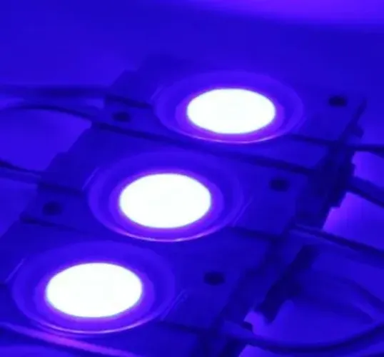 Led cob super brilhante Azul 2 Unidades 12v à prova d'água carro loja COD-CP762  