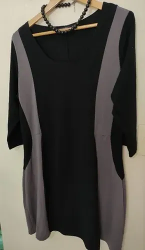 SIMPLY BASIC vestido Tam G (veste até Tam 50) 45,00<br>Moletom levemente flanelado<br>