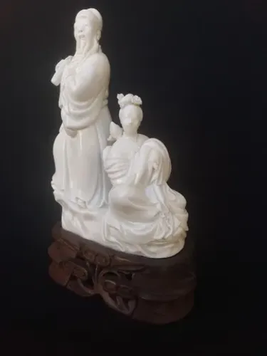 Estatueta Chinesa Antiga Casal