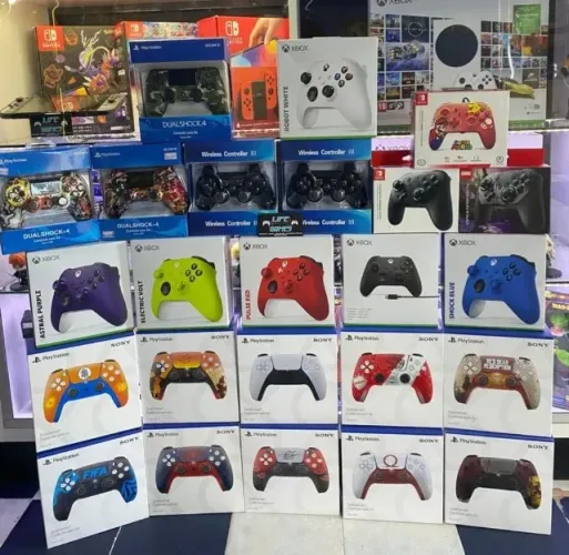 Controles para PlayStation, Xbox e Nintendo switch