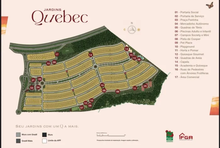 Lote Jardins Quebec FGR - Ágio 70 mil