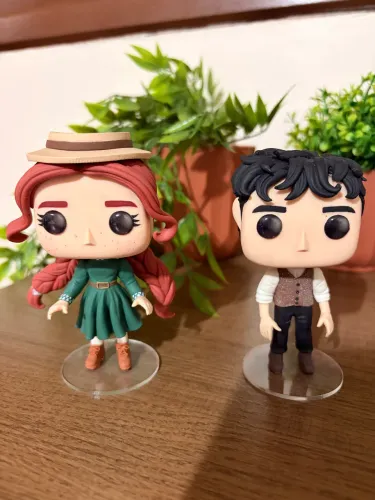 Biscuit bonecos Anne with an E (Anne e Gilbert) (Anne de Green Gables)