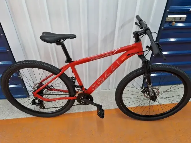 Bicicleta Mtb 29 Colli Denver Kit Shimano 21v Cor Vermelho - Nova