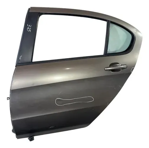 Porta Peugeot 408 2016/17 Traseira Esquerda Cinza Avariada