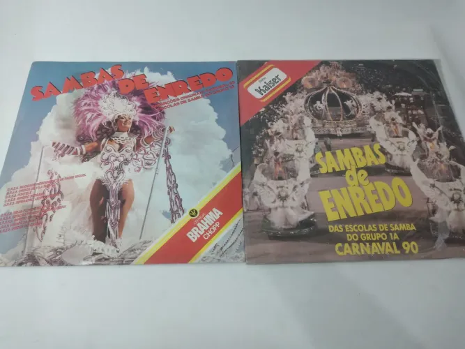 Lote de Discos Sambas de Enredo - Carnaval 90 - Vinil