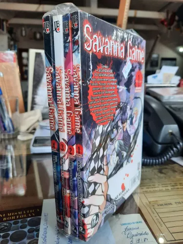 Savanna Game volumes 1 ao 4 (mangá) **leia a descrição**