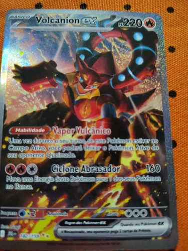 Carta Pokémon Volcanion EX - Colecionador