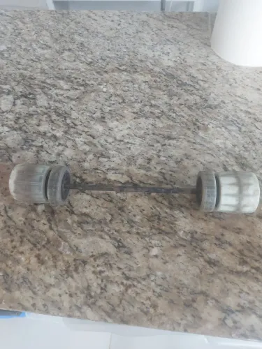 DOACAO Eixo com rodas de celerom para skate ou carrinho