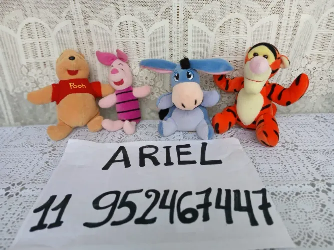 Pelúcias do Ursinho Pooh e Amigos