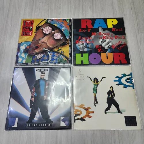 7 Discos de Vinil Dance Music anos 90