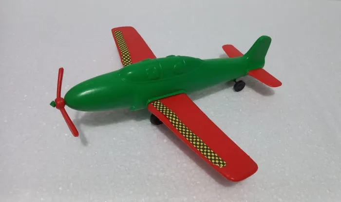 Brinquedo Antigo Plástico Bolha AVIÃO ifa.