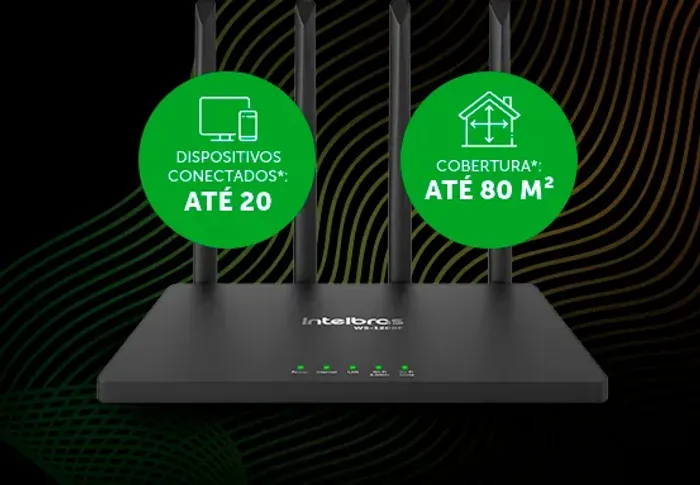 Roteador Intelbras w5 1200f wi force