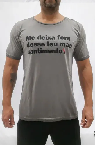 Camiseta Masculina Estonada 100% Algodão Premium