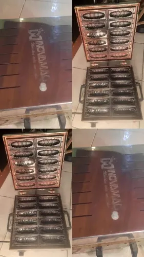 Crepeira Elétrica Profissional - 12 cavidades 220v