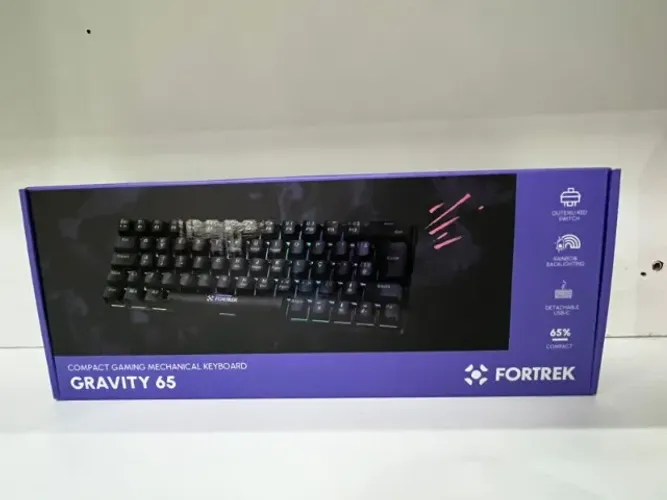 Teclado Gamer Mecânico Fortrek Gravity 65 Switch Outemu Red Super Compacto Led -Coimbra
