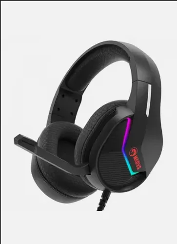 Headset Marvo, RGB, USB, Drivers de 50mm, Preto, Novo, Lacrado