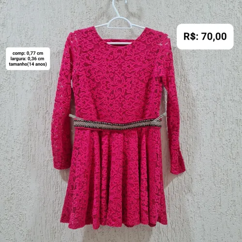 vestido infantojuvenil