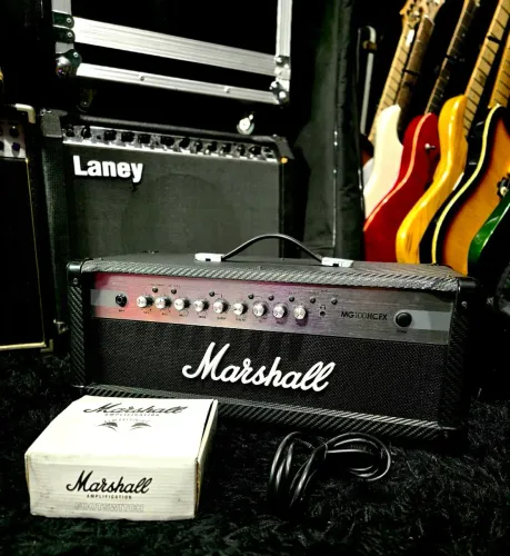 Amplificador guitarra marshall mg100hcfx 100w /ñ Gibson epiphone prs ibanez Jackson vox