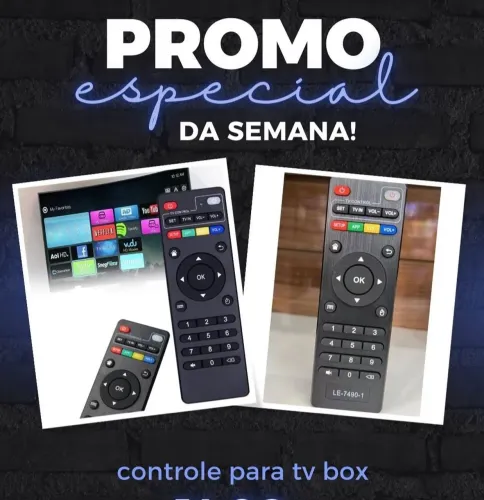 Controle Remoto para TV Box - Promoção da Semana!