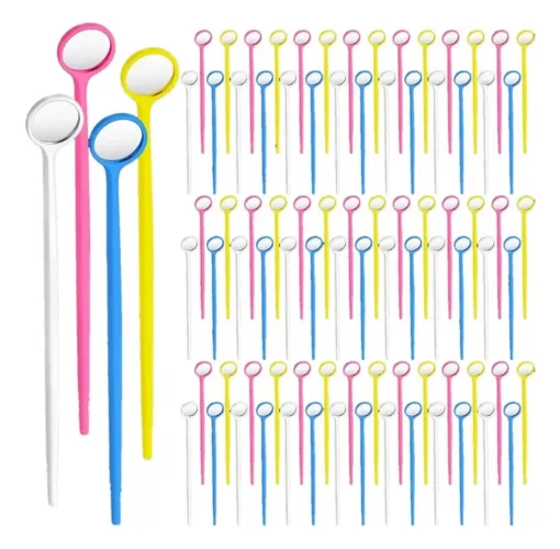 Espelhos Odontológicos Descartáveis - Kit com 50 unidades