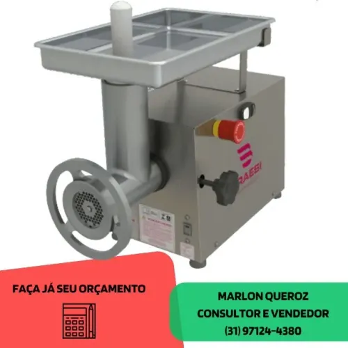 Moedor de Carne Braesi Inox Novo Profissional