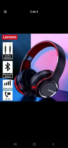 Fone de ouvido Lenovo