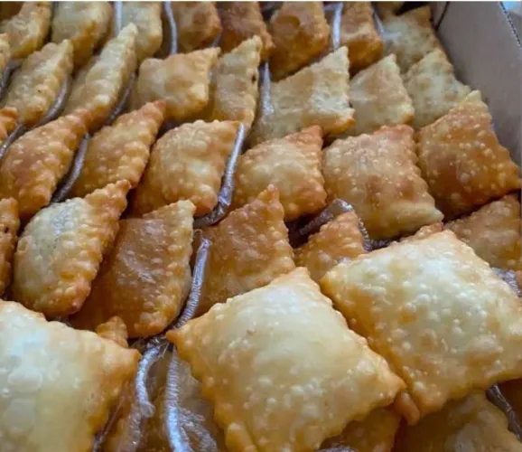 Pastéis fritos para eventos 