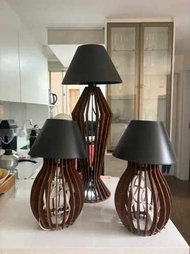 kit 3 luminárias - NAO ENTREGO